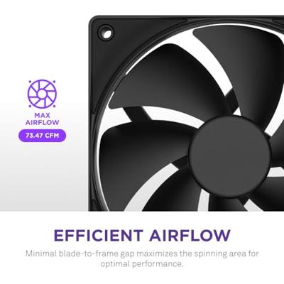 NZXT F120P - 120MM - Black - Static Pressure NZXT F120P - 120MM - Black - Static Pressure