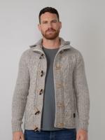 Petrol Industries Heren Kabel vest Antique Wit Melee - XS - thumbnail