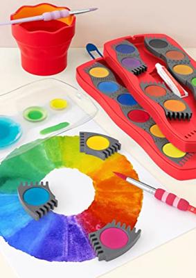 Faber Castell Watercup Clic & Go - roze / oranje