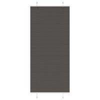 Pliss rolgordijn 90x200 cm stofbreedte 89,4 cm polyester zwart - thumbnail