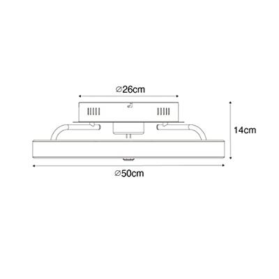 QAZQA Plafondventilator messing incl. LED met afstandsbediening - QAZQA Plafondventilator messing incl. LED met afstandsbediening -