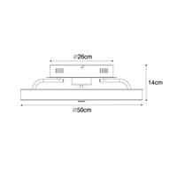 QAZQA Plafondventilator messing incl. LED met afstandsbediening - - thumbnail