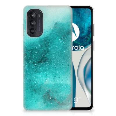 Smartphone hoesje Motorola Moto G52/G82 Painting Blue Smartphone hoesje Motorola Moto G52/G82 Painting Blue