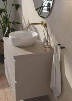 Ben Lavion 2-gats inbouw wastafelkraan afdekset geborsteld messing pvd - thumbnail