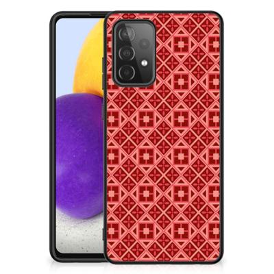 Samsung Galaxy A72 (5G/4G) Back Case Batik Rood