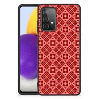 Samsung Galaxy A72 (5G/4G) Back Case Batik Rood - thumbnail