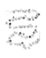 HEMA Slinger 2m sterretjes zilver - thumbnail