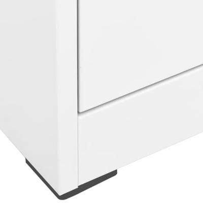 Archiefkast 46x62x72,5 cm staal wit - thumbnail
