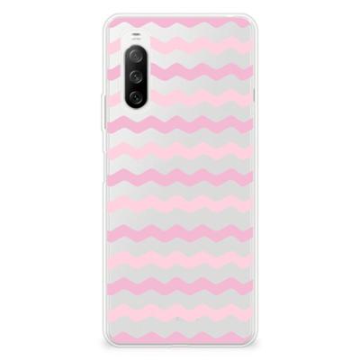 Sony Xperia 10 III | TPU bumper | Waves Roze Sony Xperia 10 III | TPU bumper | Waves Roze