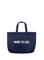 Unique The Label Canvas Tas Dames Donkerblauw - Maat One Size - Kleur: Donkerblauw | Soccerfanshop - thumbnail