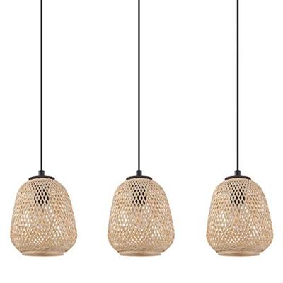 Eglo Rotan hanglampDembleby 3-lichts - 43262