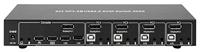 Techly IDATA DP-KVM4 KVM-switch Rack-montage Zwart - thumbnail