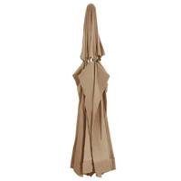 Vervangingsdoek voor parasol 610 cm taupe - thumbnail