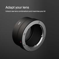 Urth Lens mount adapter: compatibel met Olympus OM lens naar Sony E camera body - thumbnail