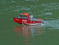 Heng Long Snig Rescue brushless boot 320mm RTR - Zwart - thumbnail