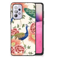 Dierenprint Telefoonhoesje voor Samsung Galaxy A33 5G Pink Peacock - thumbnail