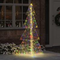 VidaXL Kerstboom met 240 led multikleur 180 cm acryl - thumbnail
