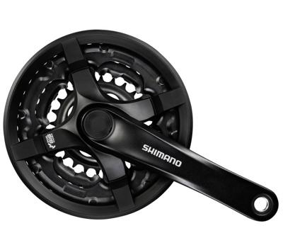 Shimano crankstel tourney cg triple 28-38-48 175mm zw. -4mm Shimano crankstel tourney cg triple 28-38-48 175mm zw. -4mm