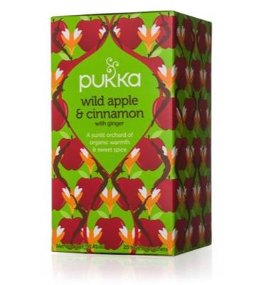 Pukka thee bio, Wild Apple - Cinnamon, pak van 20 stuks