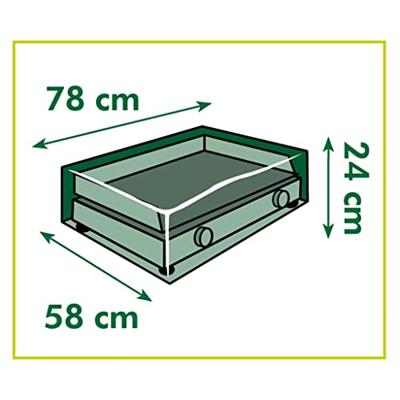 Nature bakplaat/barbecuehoes 78x58x24 cm