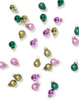 HEMA Kerstballen 3.2cm glas mini multi - 36 stuks (multi) - thumbnail