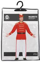 Majorette Kostuum Man Rood Martin - thumbnail