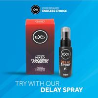 EXS Mixed Flavoured - Condooms In De Smaken Cola, Bubblegum, Aardbei En Chocolade 48 stuks - thumbnail