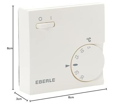 Eberle 111 1703 51 100 RTR-E 6763 Kamerthermostaat Montagewijze: Opbouw (op muur) 1 stuk(s)