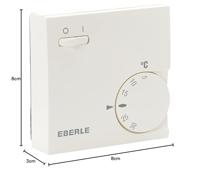 Eberle 111 1703 51 100 RTR-E 6763 Kamerthermostaat Montagewijze: Opbouw (op muur) 1 stuk(s) - thumbnail