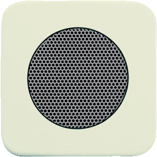 Busch-Jaeger 8253-212 Luidspreker Afdekking Duro 2000 SI, Duro 2000 SI Lineair Crème-wit 1 stuk(s)
