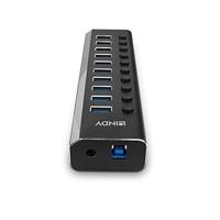 LINDY 43370 USB 3.2 Gen 1-hub Zwart - thumbnail