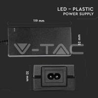 V-TAC VT-2306 LED-transformator Constante spanning 60 W 5 A 12 V 1 stuk(s) - thumbnail