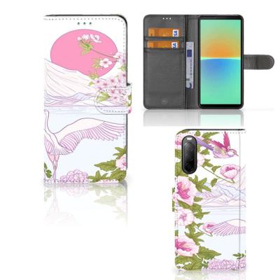 Sony Xperia 10 IV | Telefoonhoesje | Met pasjeshouder | Bird Standing Sony Xperia 10 IV | Telefoonhoesje | Met pasjeshouder | Bird Standing