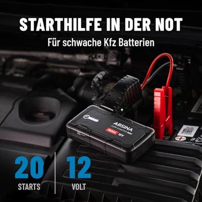 Absina Oplader 301017 Starthulpstroom: 400 A Absina Oplader 301017 Starthulpstroom: 400 A