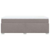 Boxspring met matras stof taupe 120x200 cm - thumbnail