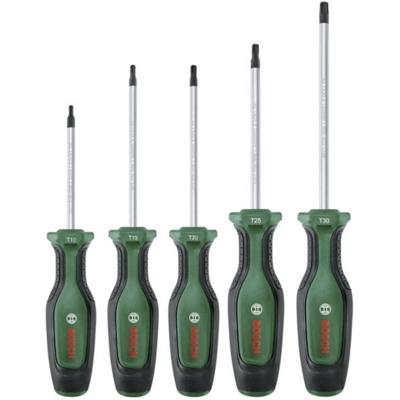 Bosch Groen Schroevendraaierset Torx 5-stuks - 1600A02BX6 Bosch Groen Schroevendraaierset Torx 5-stuks - 1600A02BX6
