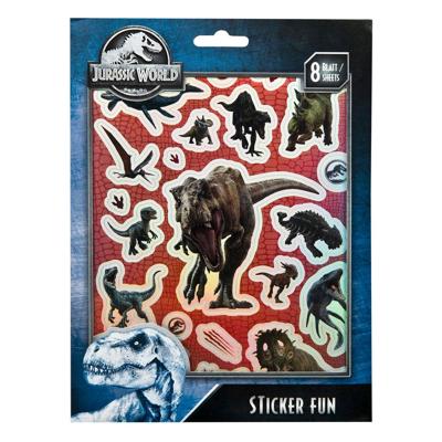 Undercover Jurassic world stickerset