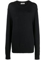 Jil Sander long-sleeve cashmere jumper - Black - thumbnail