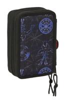 Schooletui met Accessoires Spider-Man Attack Zwart 12,5 x 19,5 x 5,5 cm 37 Onderdelen - thumbnail