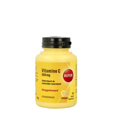 Vitamine C 500mg citroen 50 Kauwtabletten
