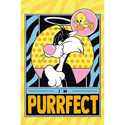 Poster Looney Tunes - Tweety and Sylveste 61x91,5cm