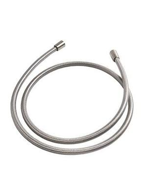 Doucheslang Hotbath Archie Gewapend Met Transparante Kunststof Mantel Geborsteld Messing PVD