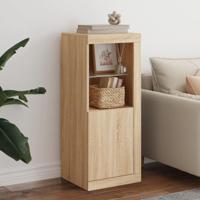Dressoir met LED-verlichting 41x37x100 cm sonoma eikenkleurig - thumbnail