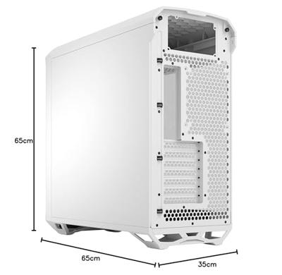 Fractal Design Torrent White + Clear TG