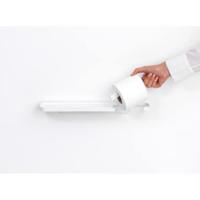 Brabantia mindset toiletrolhouder met plankje mineral infinite white - thumbnail
