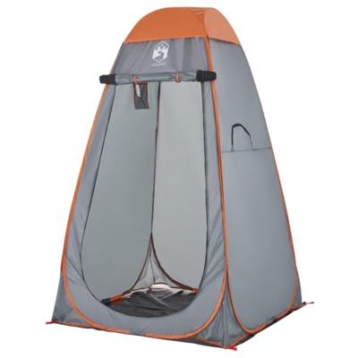 Privacytent pop-up waterdich grijs en oranje - thumbnail
