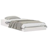 Bedframe Wit 100 x 200 cm Massief grenenhout - thumbnail