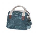 Basil bohème city bag - groene hand-, schouder- en stuurtas - 8l - waterafstotend - trendy bohemien print - thumbnail