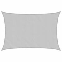 VidaXL Zonnezeil 3,5x2,5 m 100% polyester oxford lichtgrijs - thumbnail