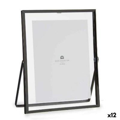 Fotolijsten Zwart Metaal Glas Plastic 20,5 x 1 x 25,2 cm (12 Stuks)